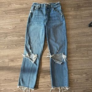 Abercrombie 90’s Straight Ultra High Rise Jeans (Size: 27 - 4R)